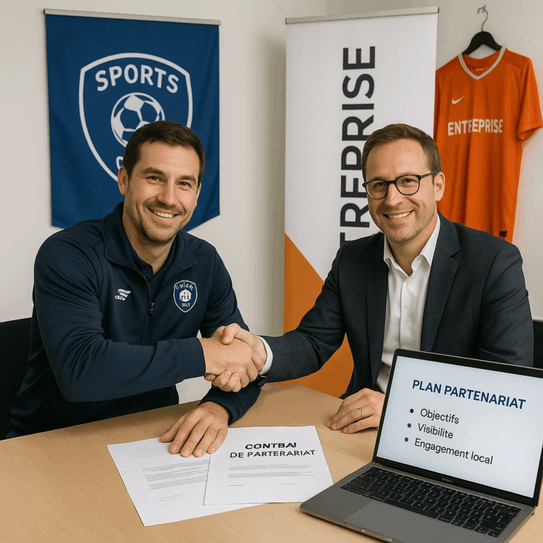Deux hommes se serrent la main en signant un contrat.